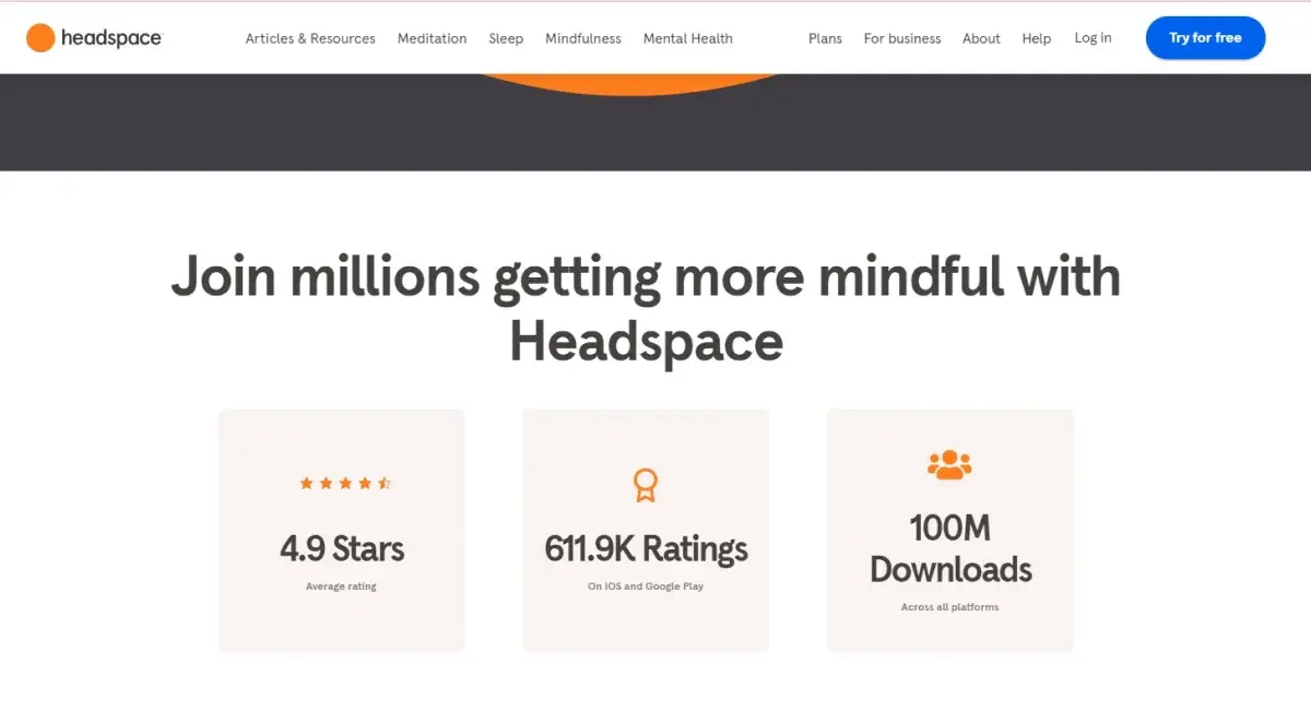 headspace-homepage